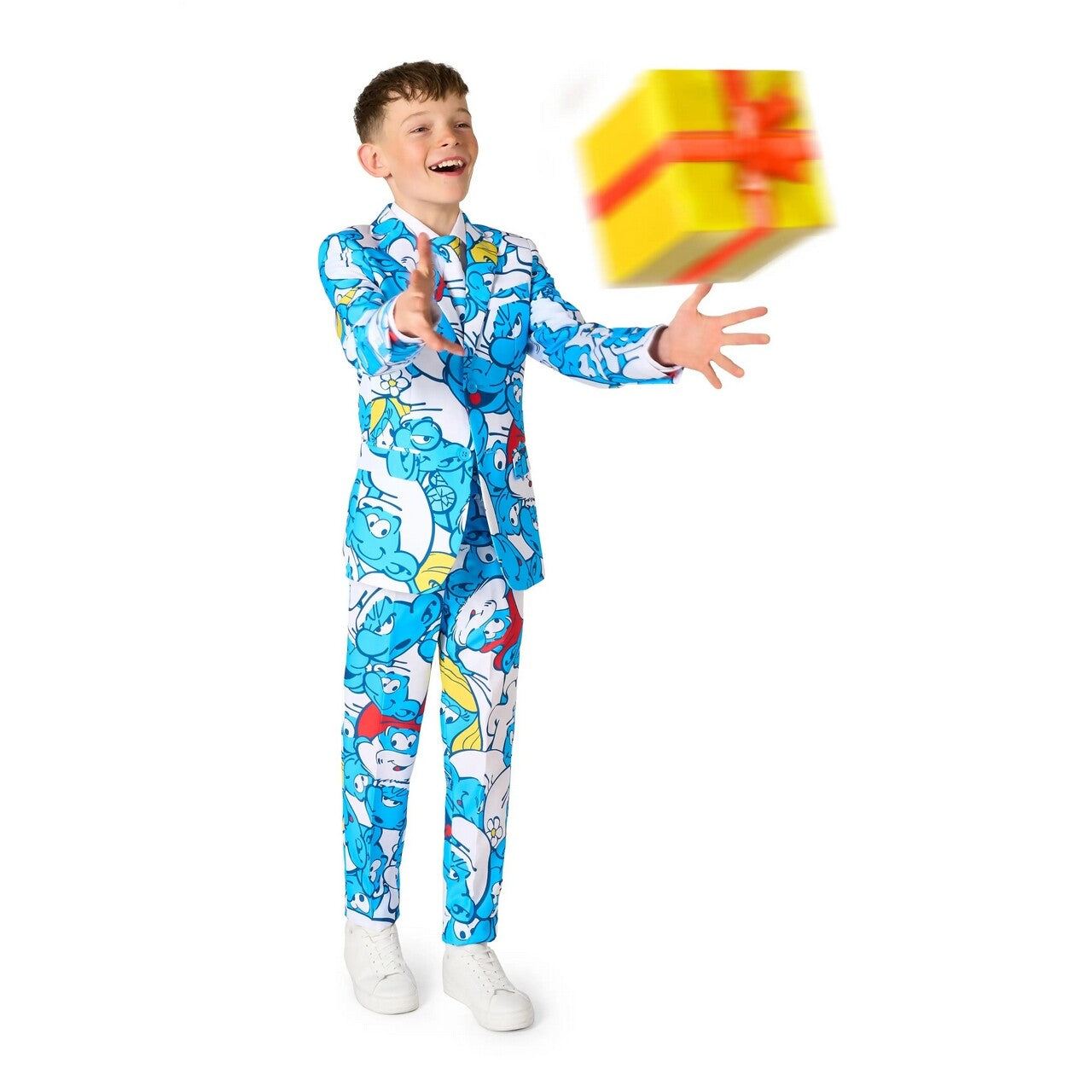 Op deze afbeelding zie je een Kostuums, van het merk Opposuits. The Smurfs Jongen Kostuum