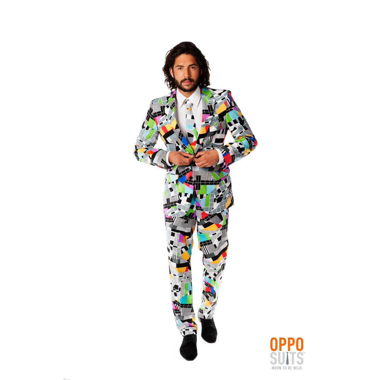 Op deze afbeelding zie je een Kostuums, van het merk Opposuits. Testival Testbeeld Opposuit Kostuum Man