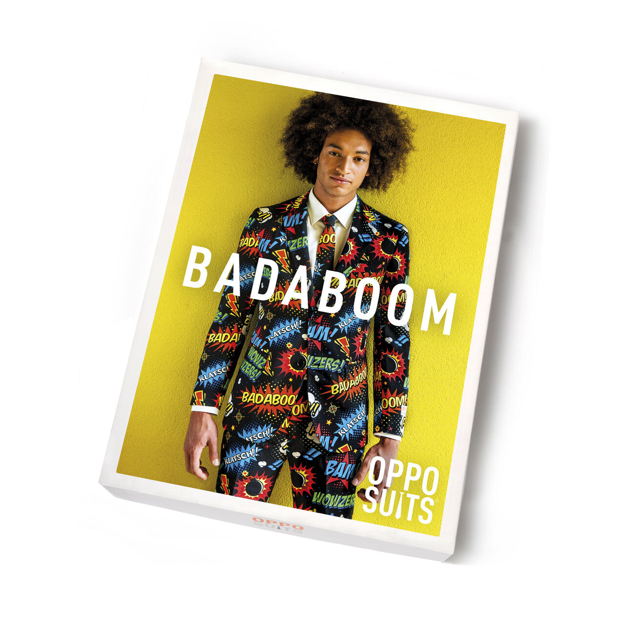 Op deze afbeelding zie je een Kostuums, van het merk Opposuits. Comic Badaboom Opposuit Kostuum Man