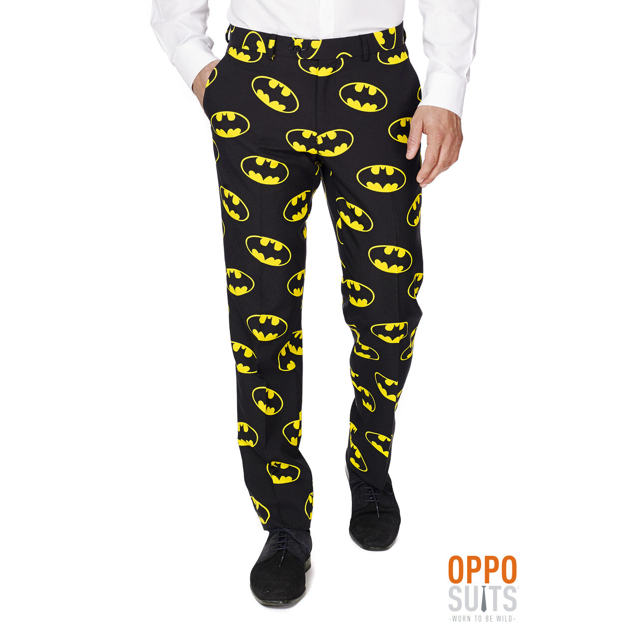 Op deze afbeelding zie je een Kostuums, van het merk Opposuits. Superheld Batman™ Opposuit Kostuum
