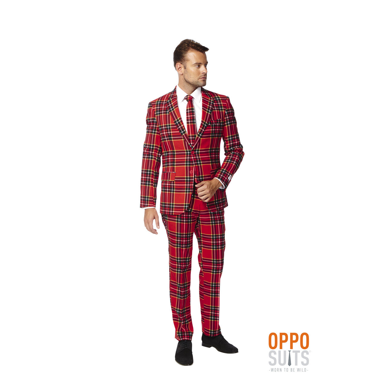 Op deze afbeelding zie je een Kostuums, van het merk Opposuits. The Lumberjack Opposuit Kostuum Man