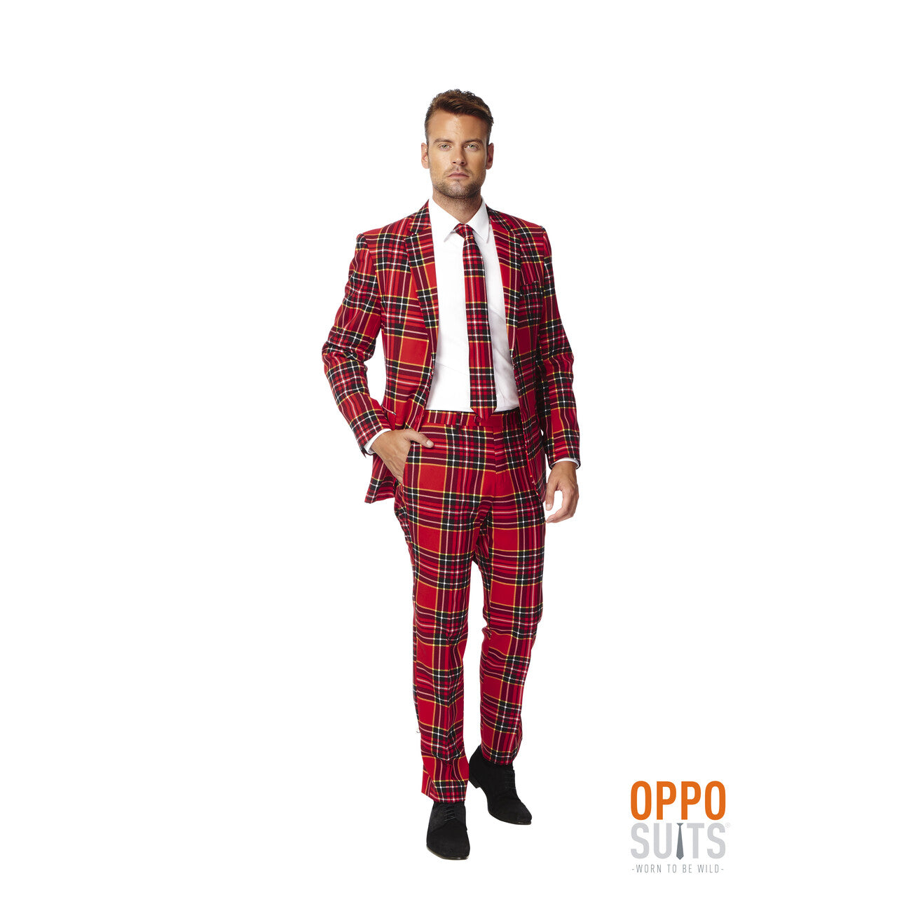 Op deze afbeelding zie je een Kostuums, van het merk Opposuits. The Lumberjack Opposuit Kostuum Man