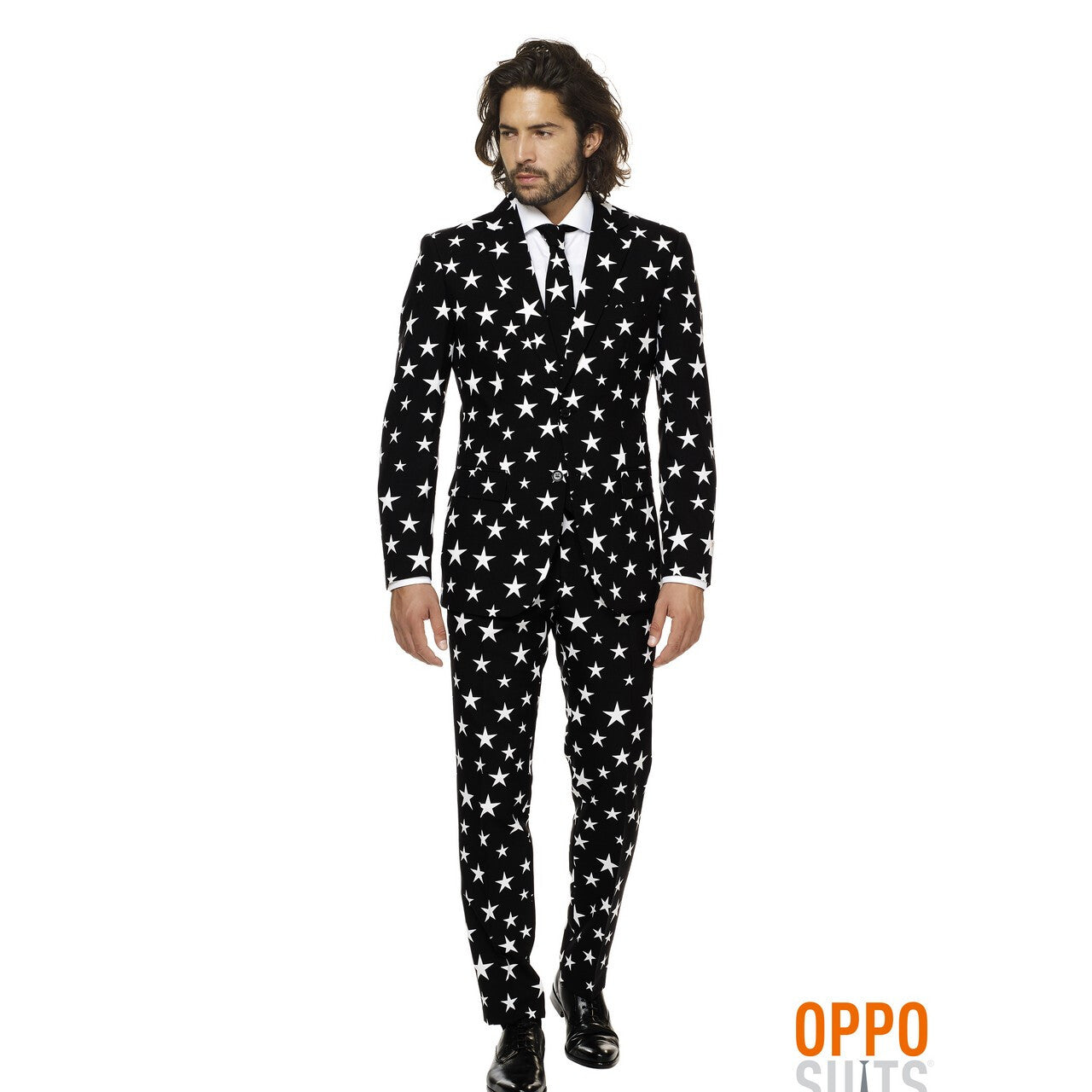 Op deze afbeelding zie je een Kostuums, van het merk Opposuits. Sterrennacht Starstruck Opposuit Man Kostuum