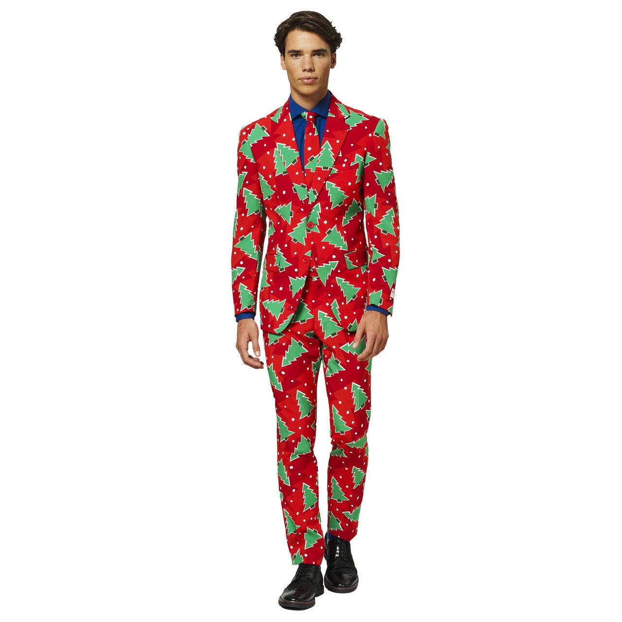 Op deze afbeelding zie je een Kostuums, van het merk Opposuits. Fine Pine Kerstbomen Man Kostuum