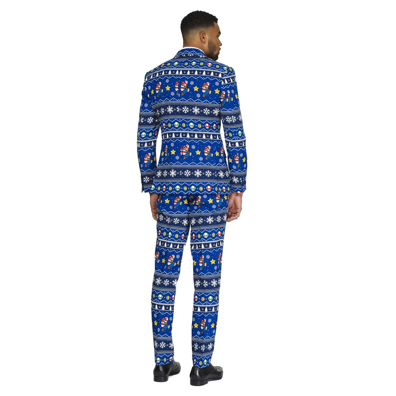 Op deze afbeelding zie je een Kostuums, van het merk Opposuits. Merry Mario™ Kerst Computerspel Man Kostuum