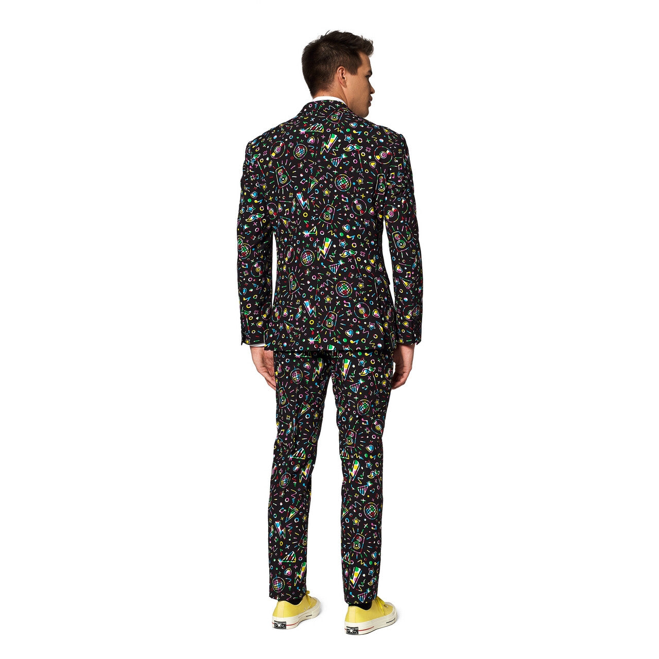 Op deze afbeelding zie je een Kostuums, van het merk Opposuits. Disco Dude Man Kostuum