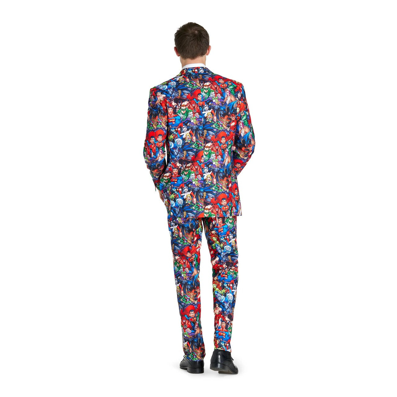 Op deze afbeelding zie je een Kostuums, van het merk Opposuits. Meeting Dc Heroes Man Kostuum