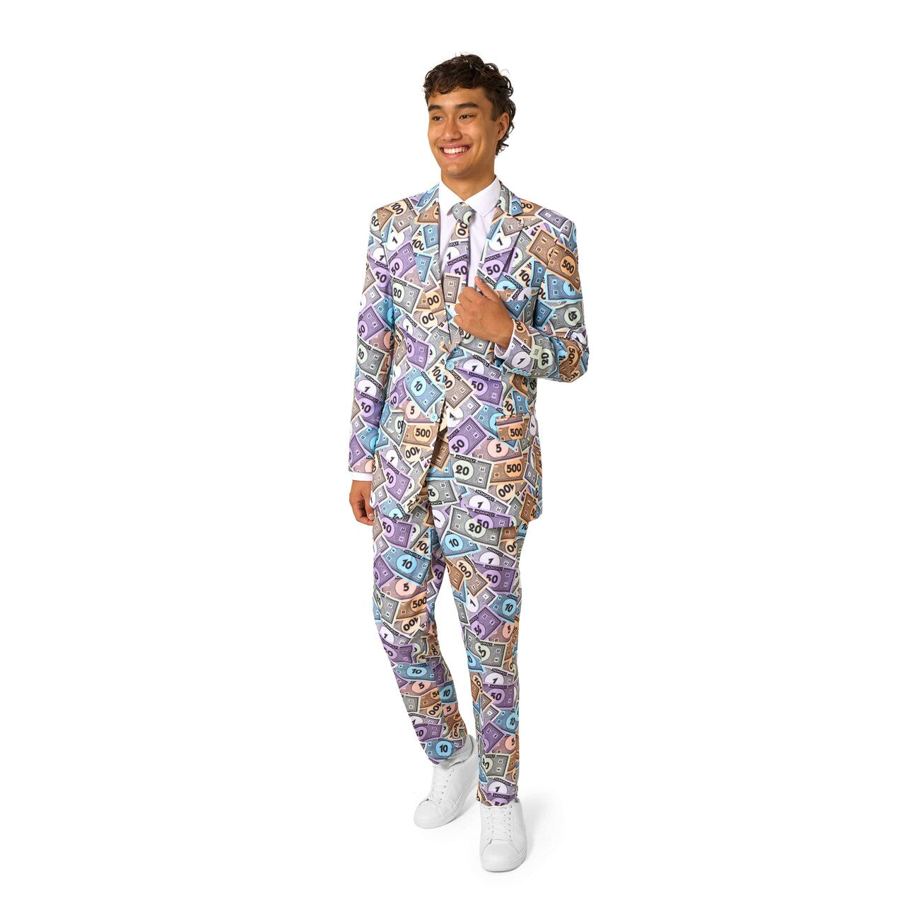 Op deze afbeelding zie je een Kostuums, van het merk Opposuits. Monopoly™ Man Kostuum