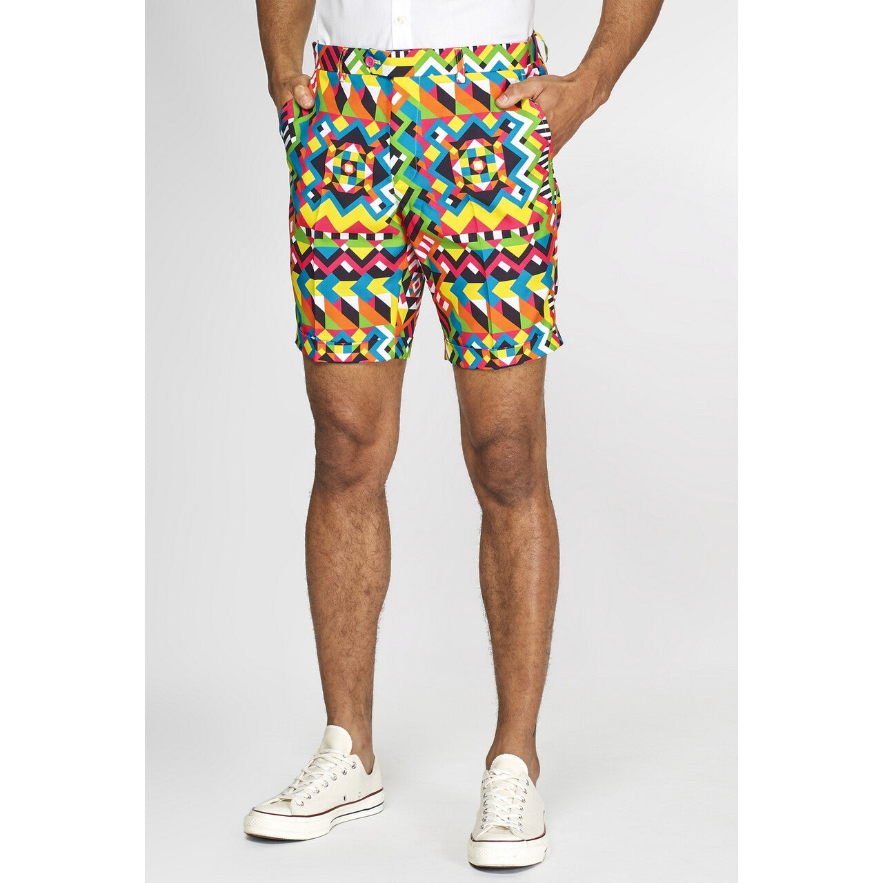 Op deze afbeelding zie je een Kostuums, van het merk Opposuits. Abstractive Caleidoscoop Man Kostuum