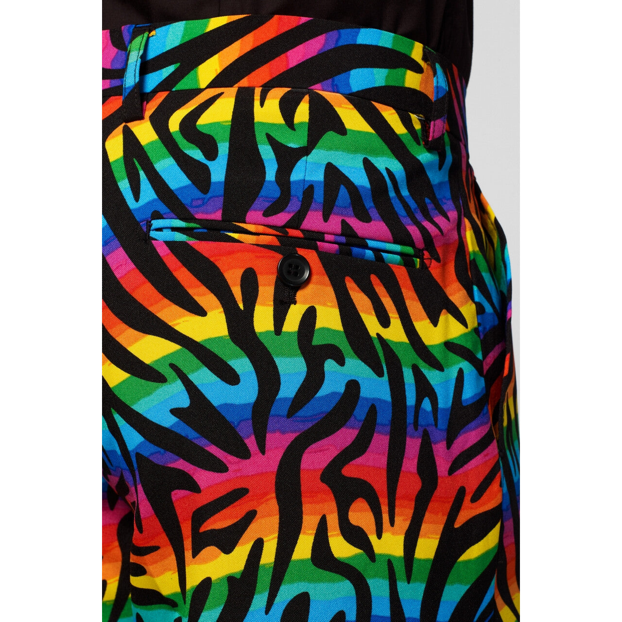 Op deze afbeelding zie je een Kostuums, van het merk Opposuits. Wild Rainbow Zomer Man Kostuum