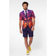 Op deze afbeelding zie je een Kostuums, van het merk Opposuits. Zomer Suave Sunset Short Opposuit Man Kostuum