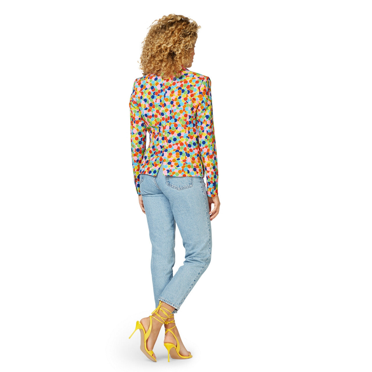Op deze afbeelding zie je een Kostuums, van het merk Opposuits. Feestelijke Confetteroni Dames Colbert Vrouw