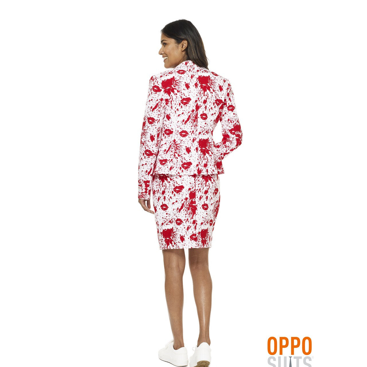 Op deze afbeelding zie je een Kostuums, van het merk Opposuits. Hotlips Scary Sherry Opposuit Vrouw Kostuum