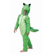 Op deze afbeelding zie je een Kostuums, van het merk Pierros. Groene Draak Kind Kostuum