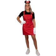 Op deze afbeelding zie je een Kostuums, van het merk PartyXplosion. Bekende Sprookjesmuis Minnie Vrouw Kostuum
