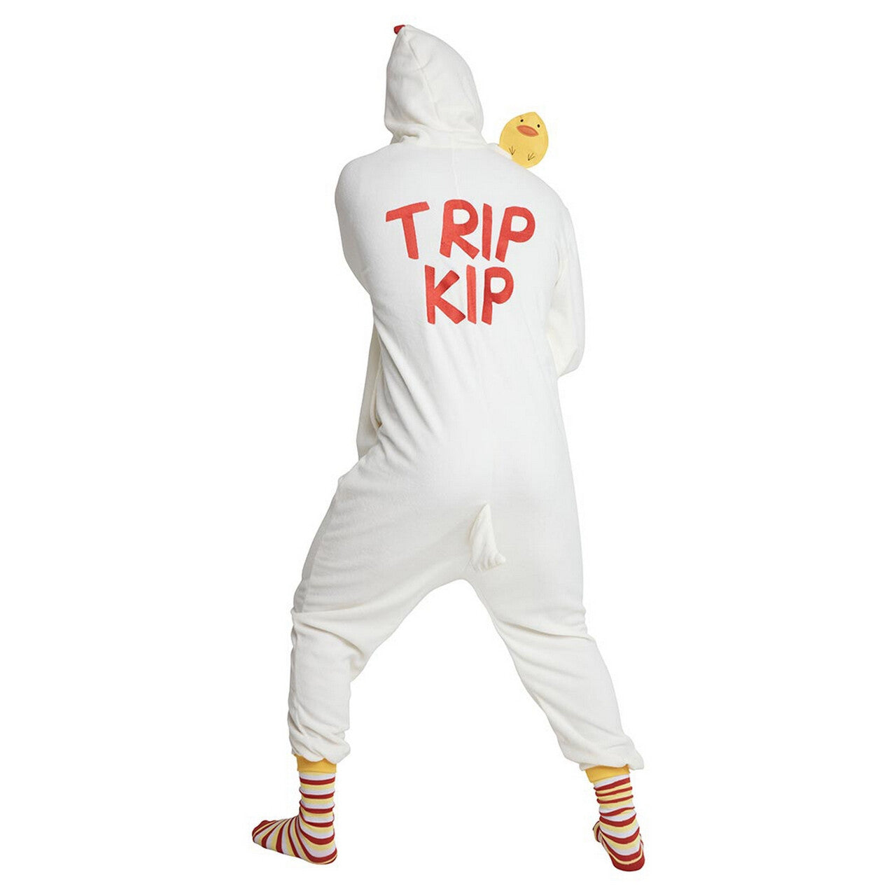 Op deze afbeelding zie je een Kostuums, van het merk PartyXplosion. Trip Op De Wip Kip Kostuum