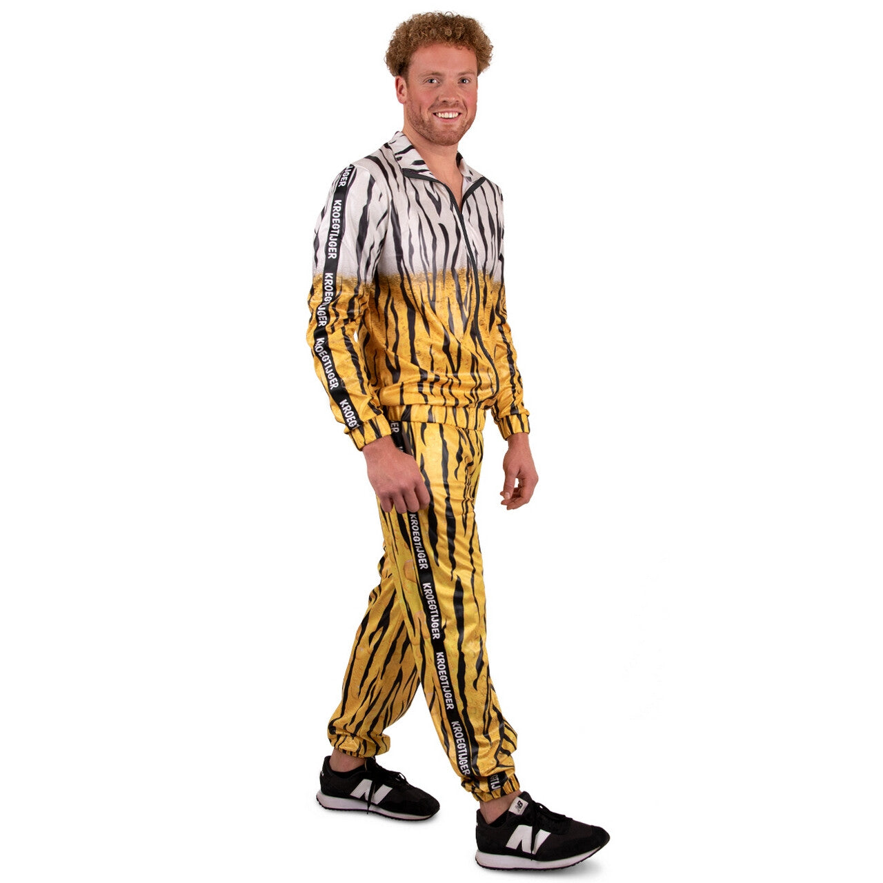 Op deze afbeelding zie je een Kostuums, van het merk PartyXplosion. Kroegtijger Zoepen Als Een Beest Man Kostuum