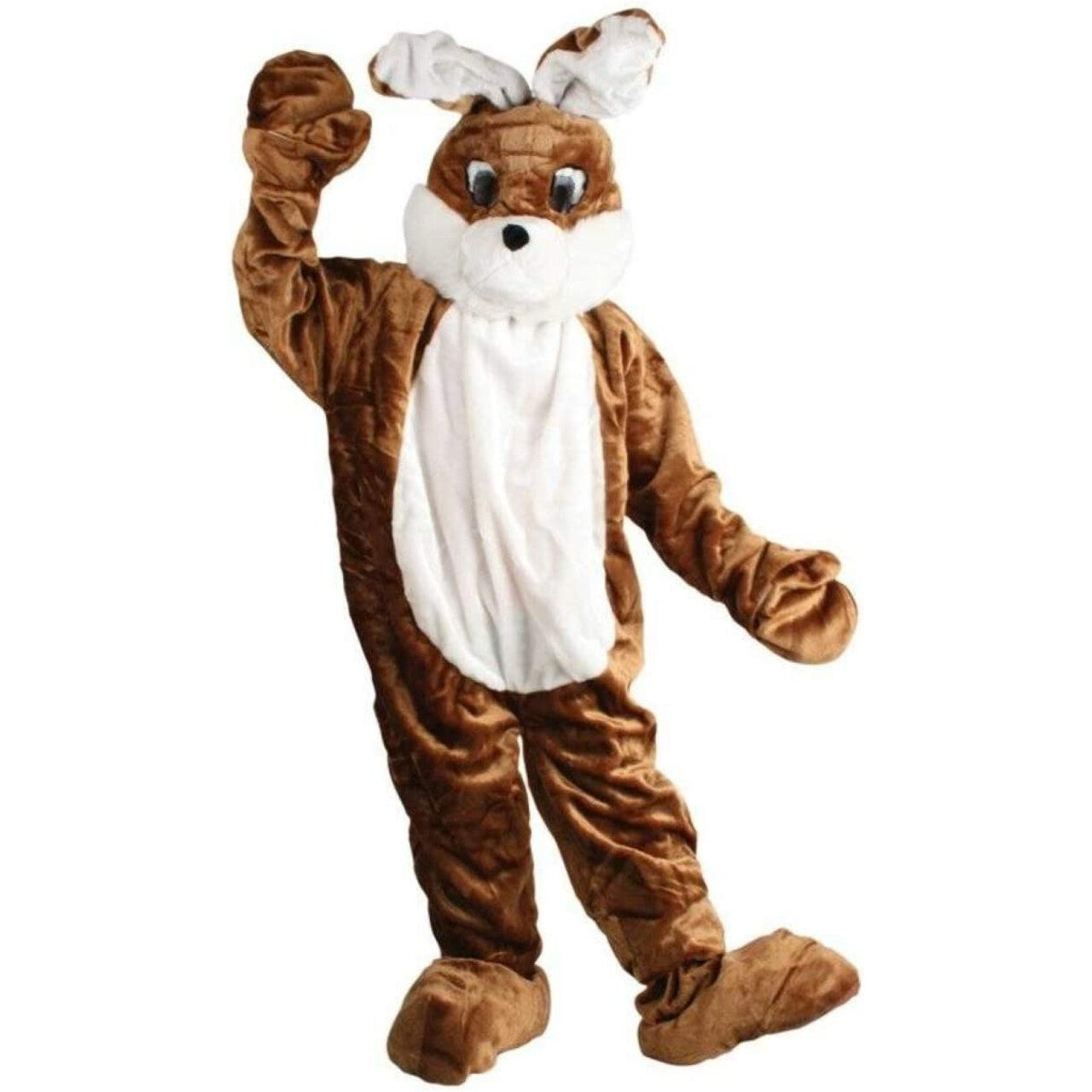 Op deze afbeelding zie je een Kostuums, van het merk PartyXplosion. Pluche Haas Man Kostuum