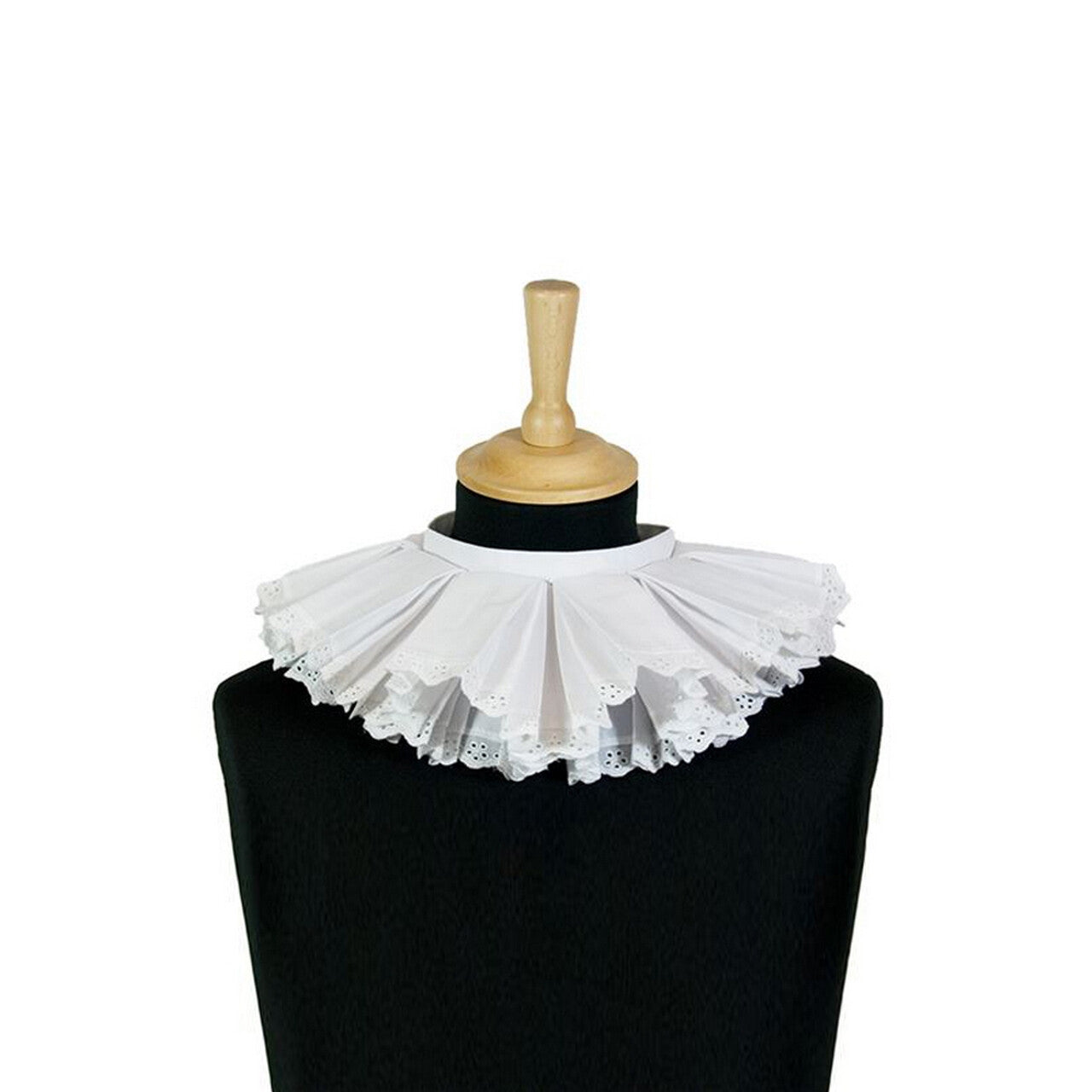 Op deze afbeelding zie je een Accessoires, van het merk PartyXplosion. Kraag Geborduurd Wit