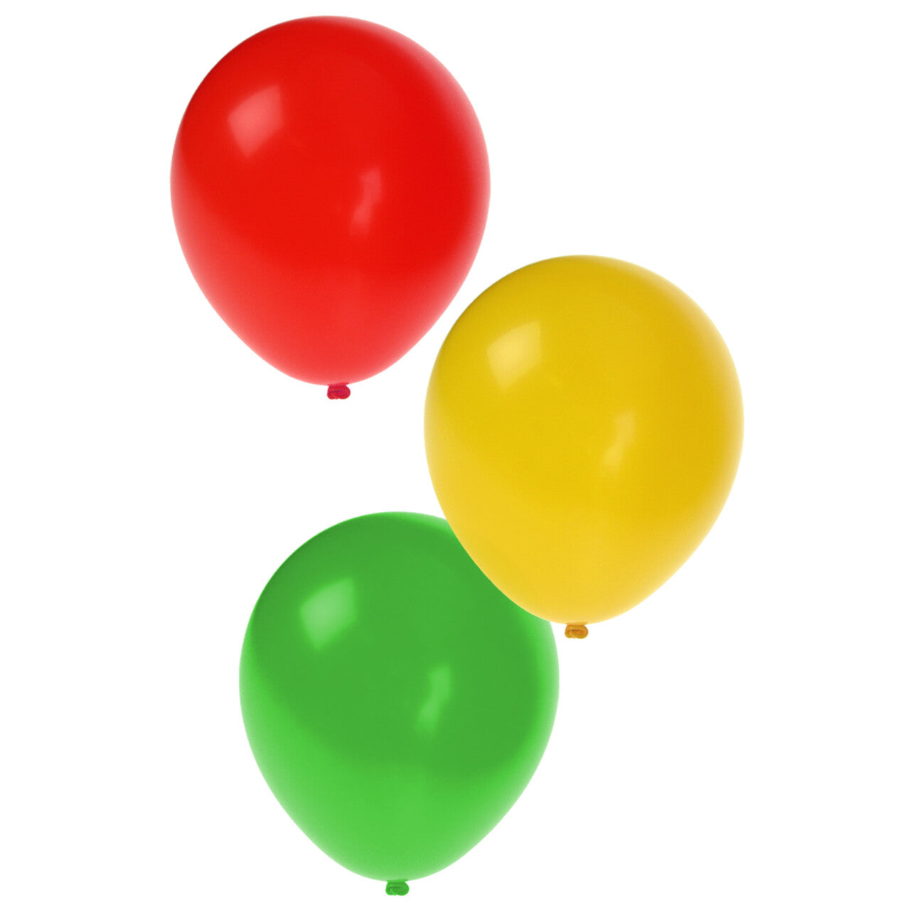 Op deze afbeelding zie je een Decoratie, van het merk PartyXplosion. Latex Ballonnen Rood Geel Groen 25cm 100 Stuks