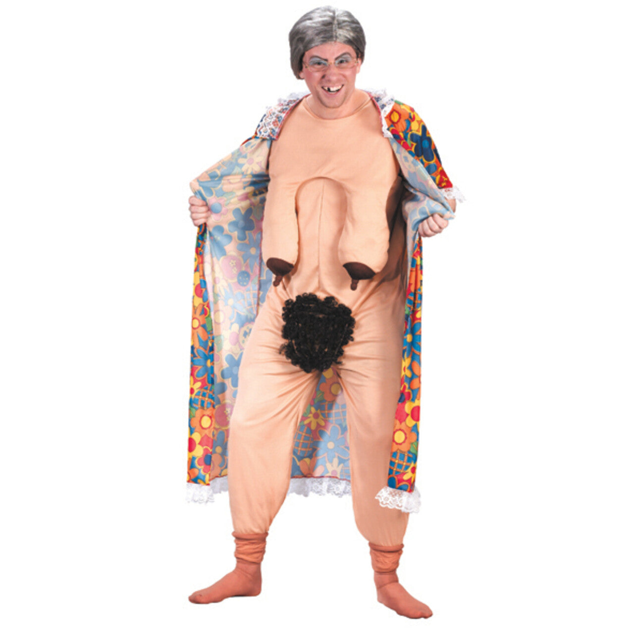 Op deze afbeelding zie je een Kostuums, van het merk PartyXplosion. Oma Gebruikt Viagra Kostuum