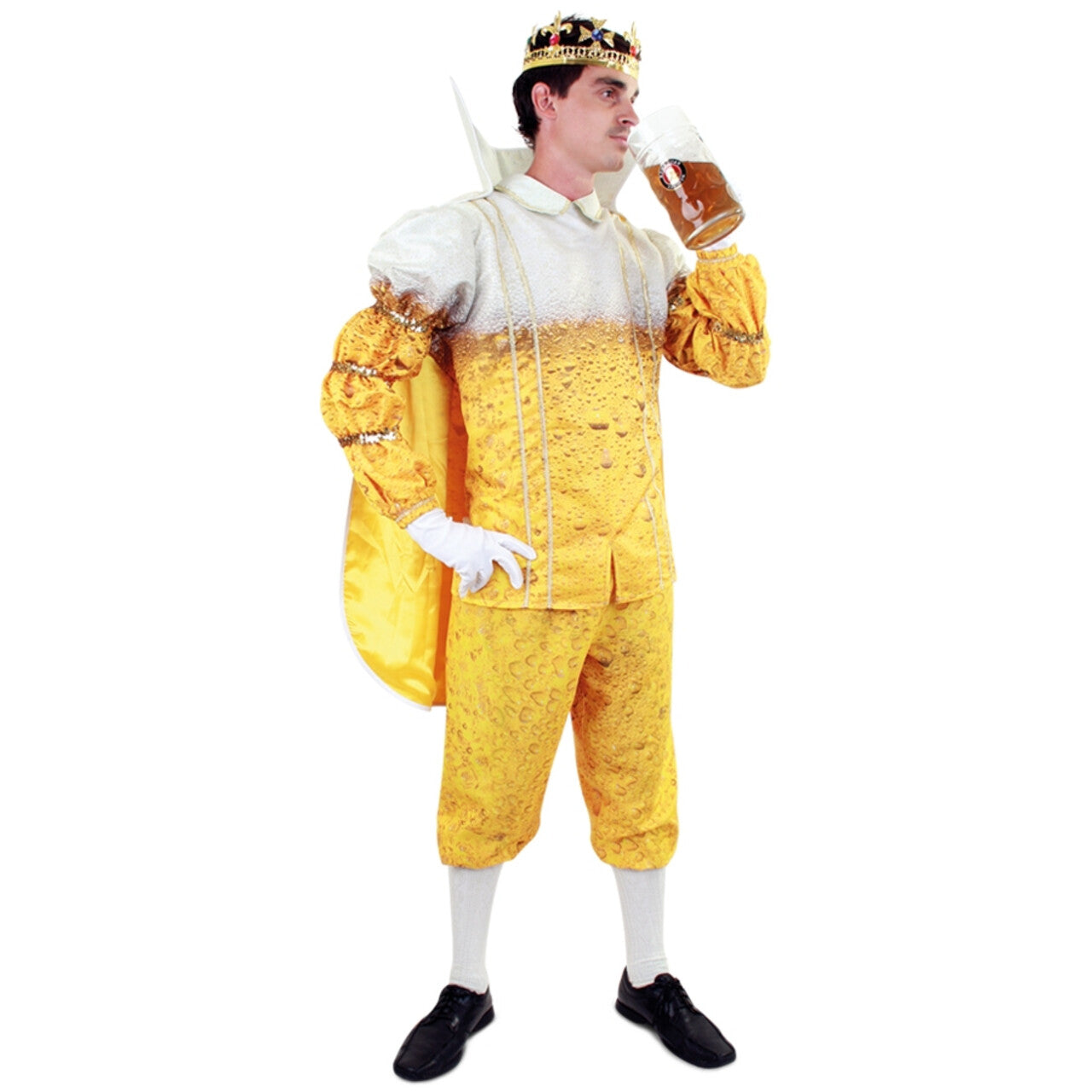 Op deze afbeelding zie je een Kostuums, van het merk PartyXplosion. Prins Pils Kampioen Bier Schenken Man Kostuum