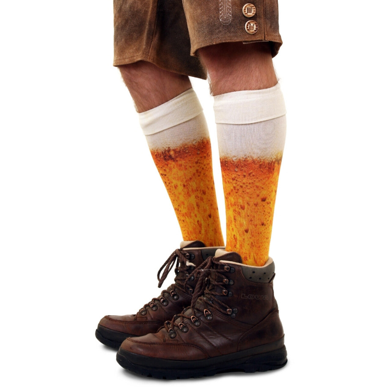 Op deze afbeelding zie je een Accessoires, van het merk PartyXplosion. Bier Sokken Maat 39-46
