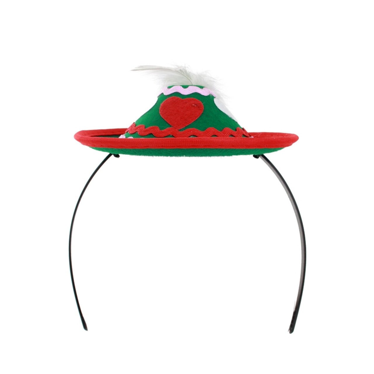Op deze afbeelding zie je een Accessoires, van het merk PartyXplosion. Tiroler Hoedje Mini Op Hoofdband