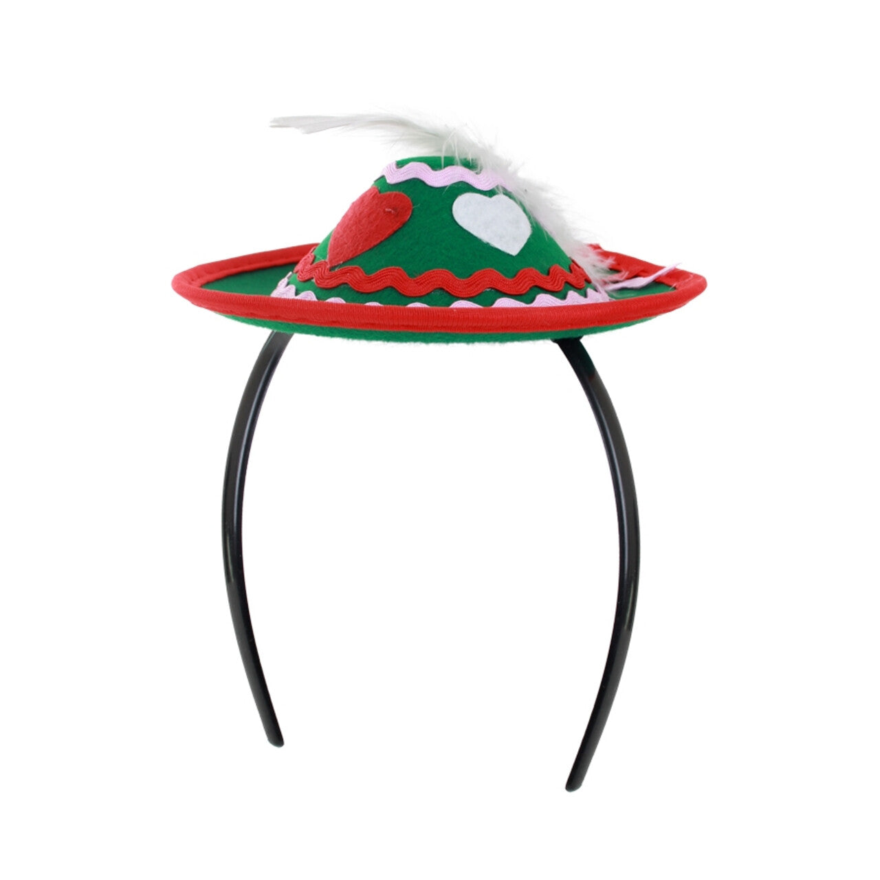 Op deze afbeelding zie je een Accessoires, van het merk PartyXplosion. Tiroler Hoedje Mini Op Hoofdband