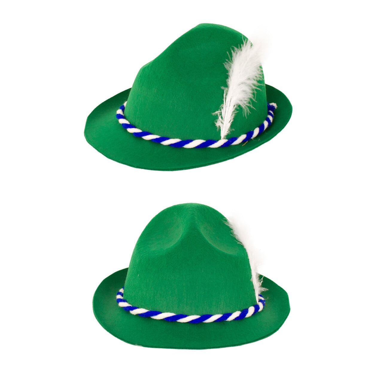 Op deze afbeelding zie je een Accessoires, van het merk PartyXplosion. Tiroler Hoed Groen Bayern
