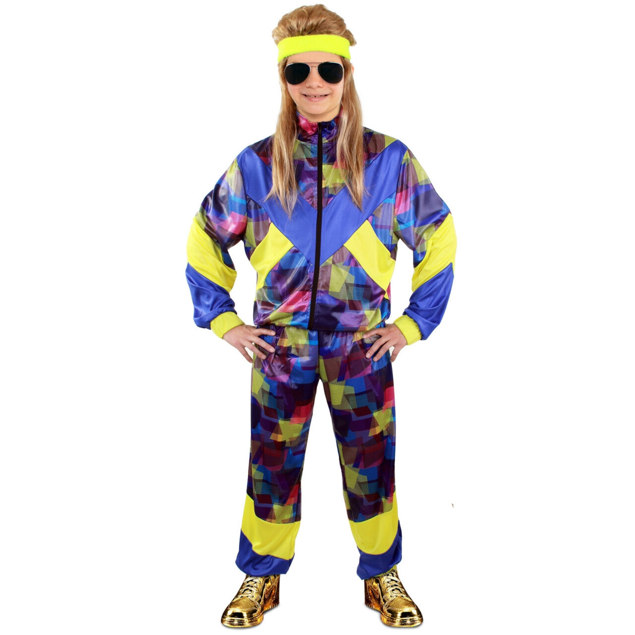 Op deze afbeelding zie je een Kostuums, van het merk PartyXplosion. Next Generation New Kids Kind Kostuum