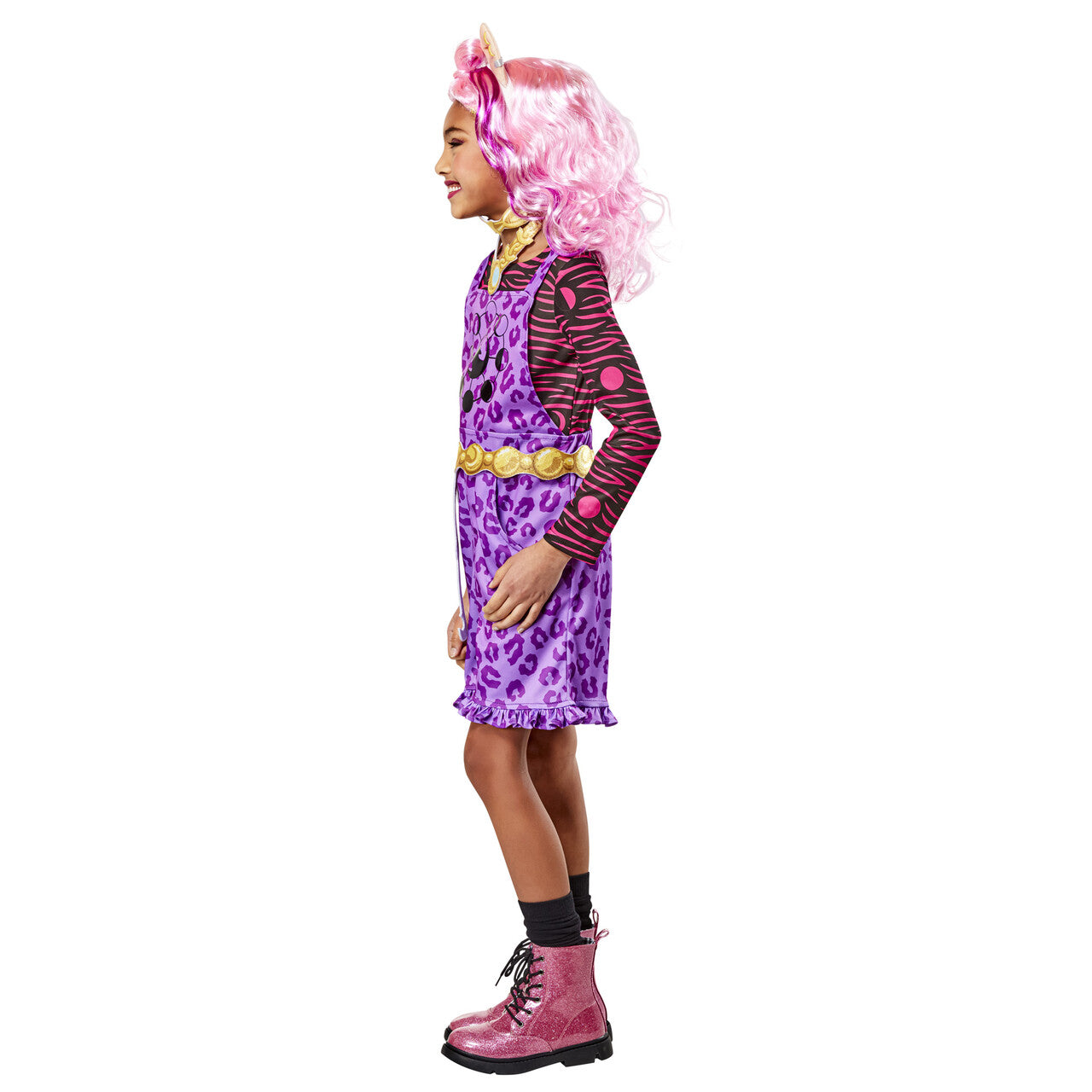 Op deze afbeelding zie je een Kostuums, van het merk Rubies. Monster High™ Clawdeen Wolf Deluxe Meisje