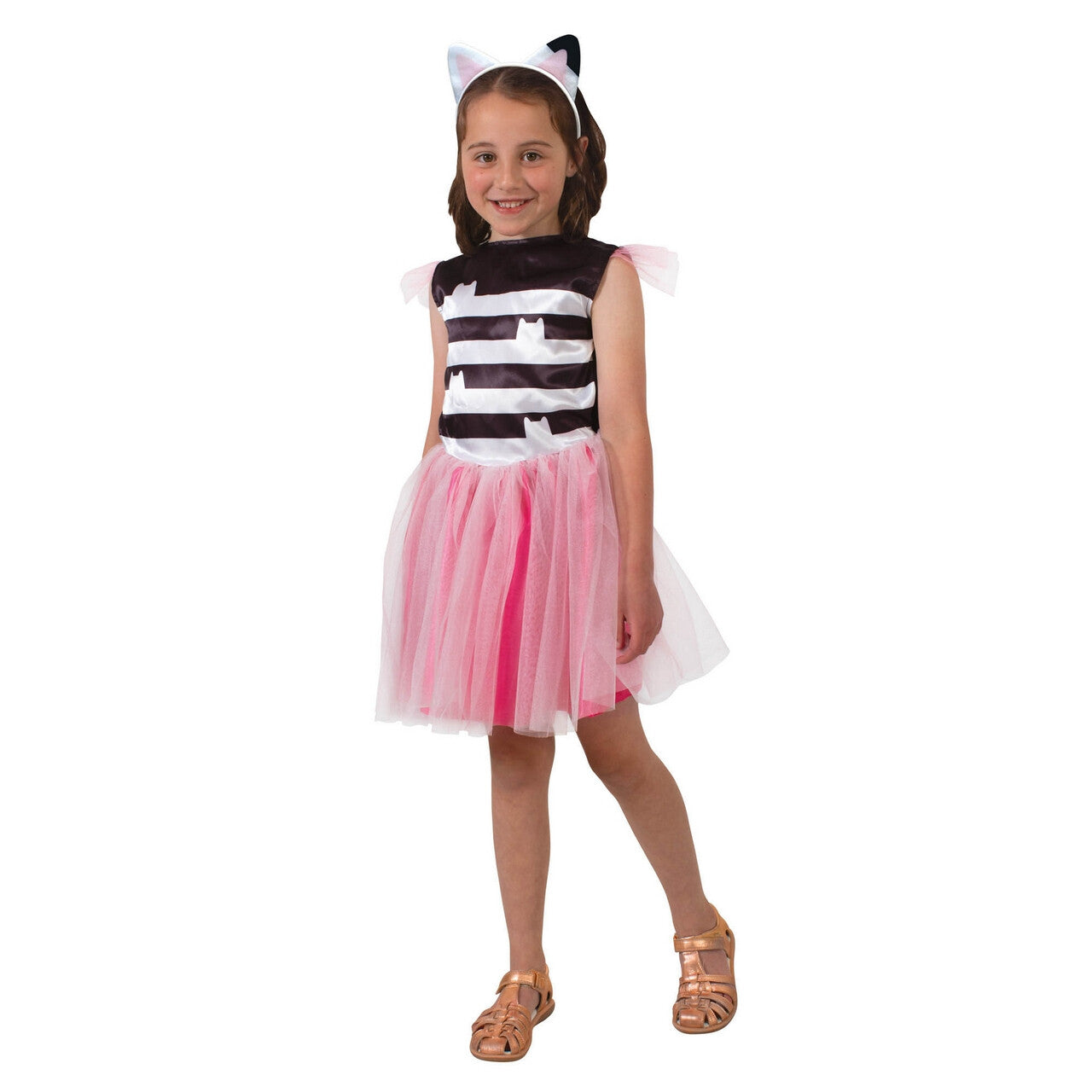 Op deze afbeelding zie je een Kostuums, van het merk Rubies. Gabby Cat Ballerina Meisje Kostuum