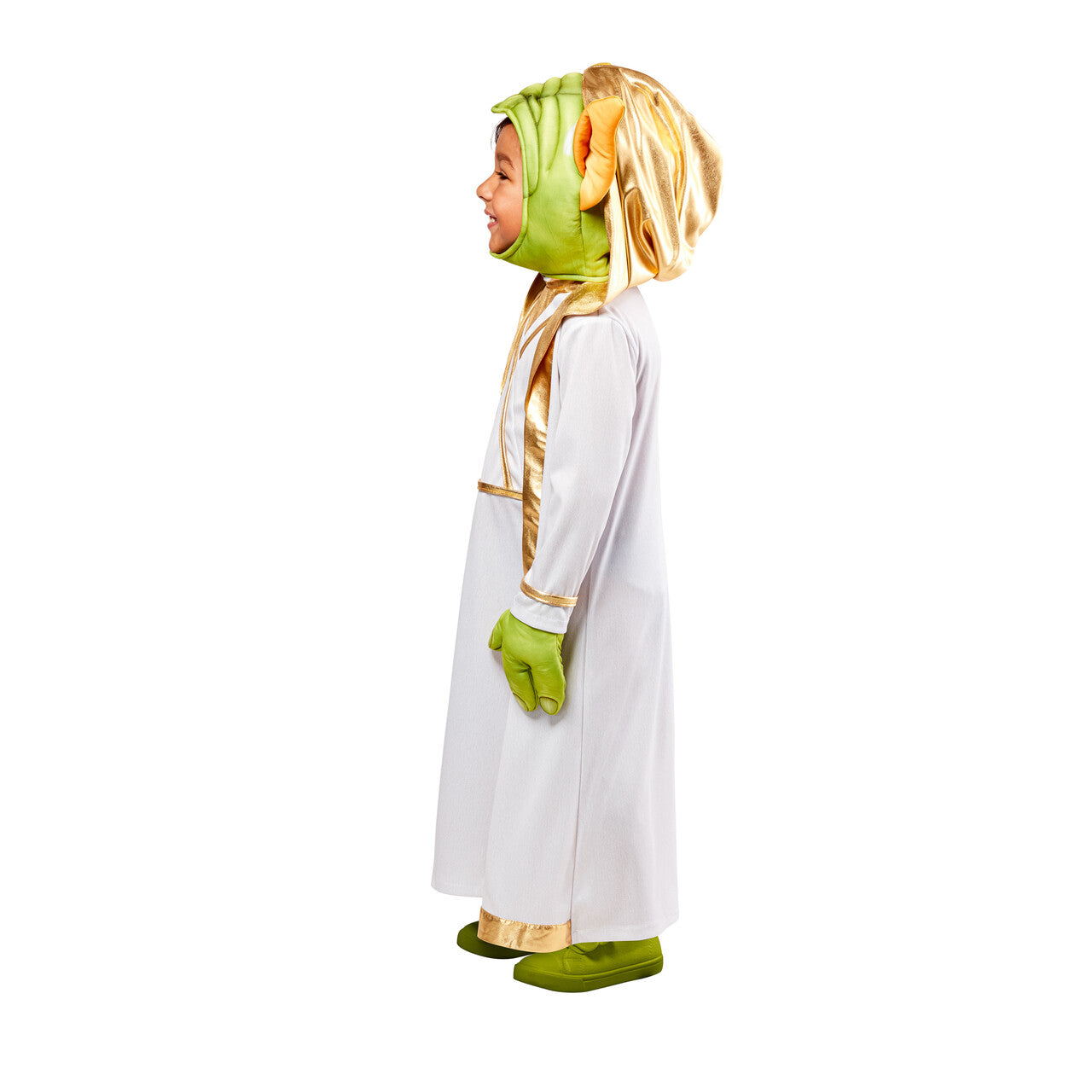 Op deze afbeelding zie je een Kostuums, van het merk Rubies. Master Yoda™ Young Jedi Kind Kostuum