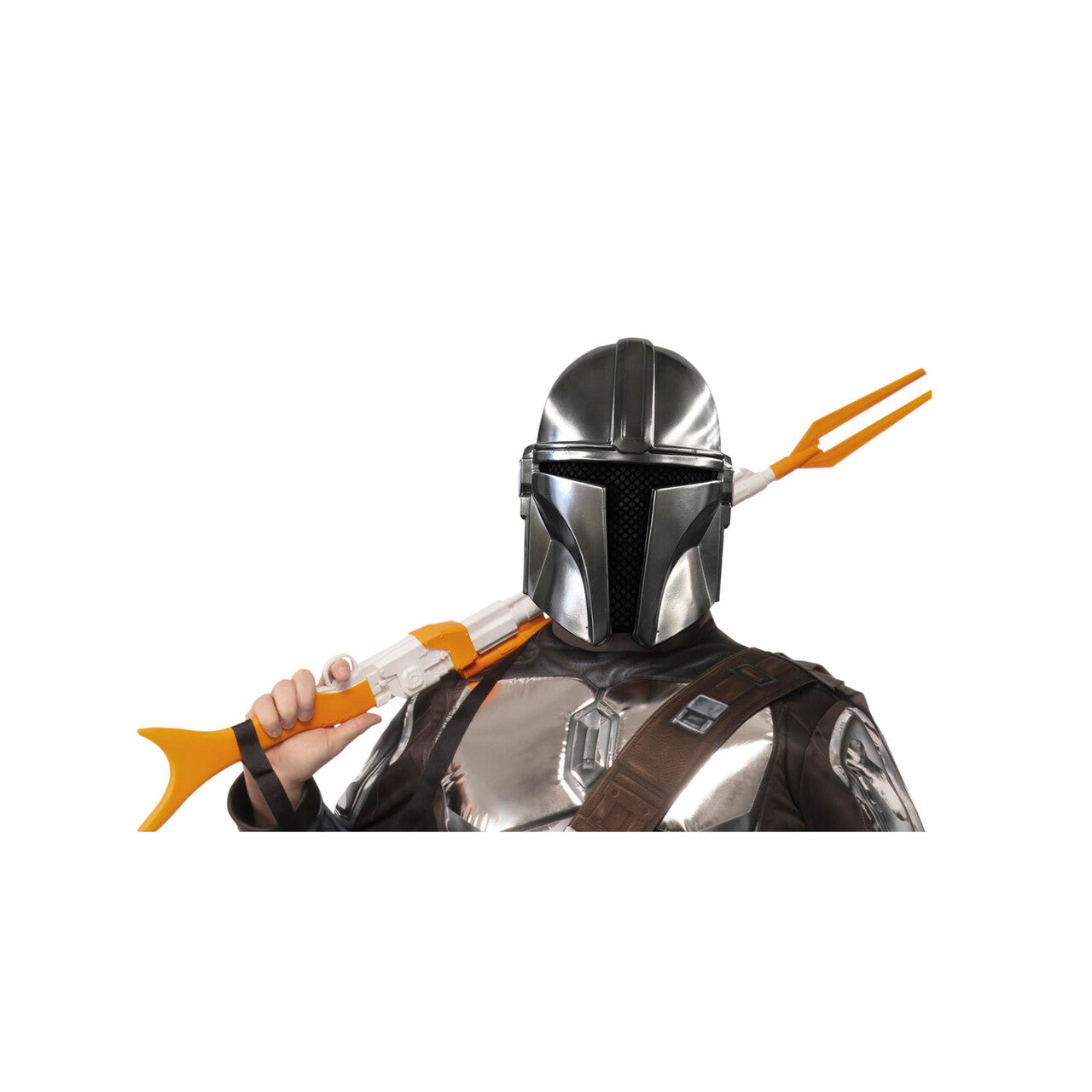 Op deze afbeelding zie je een Accessoires, van het merk Rubies. Star Wars™ Boba Fett The Mandalorian Masker