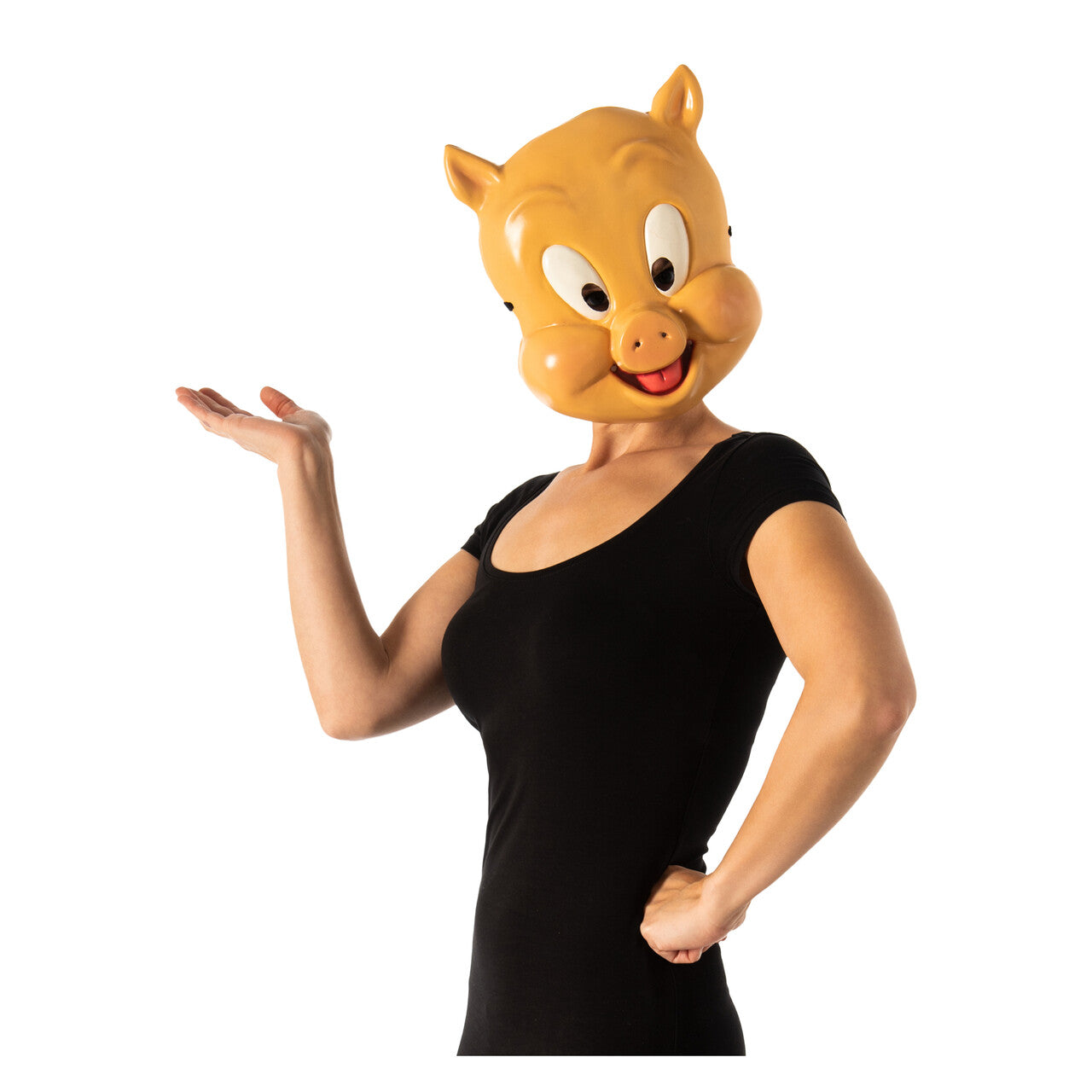 Op deze afbeelding zie je een Accessoires, van het merk Rubies. Looney Tunes™ Porky Pig Masker