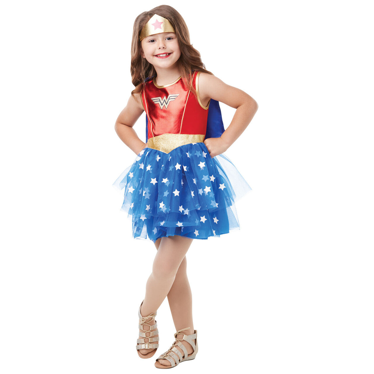Op deze afbeelding zie je een Kostuums, van het merk Rubies. Premium Wonder Woman Kostuum Meisje