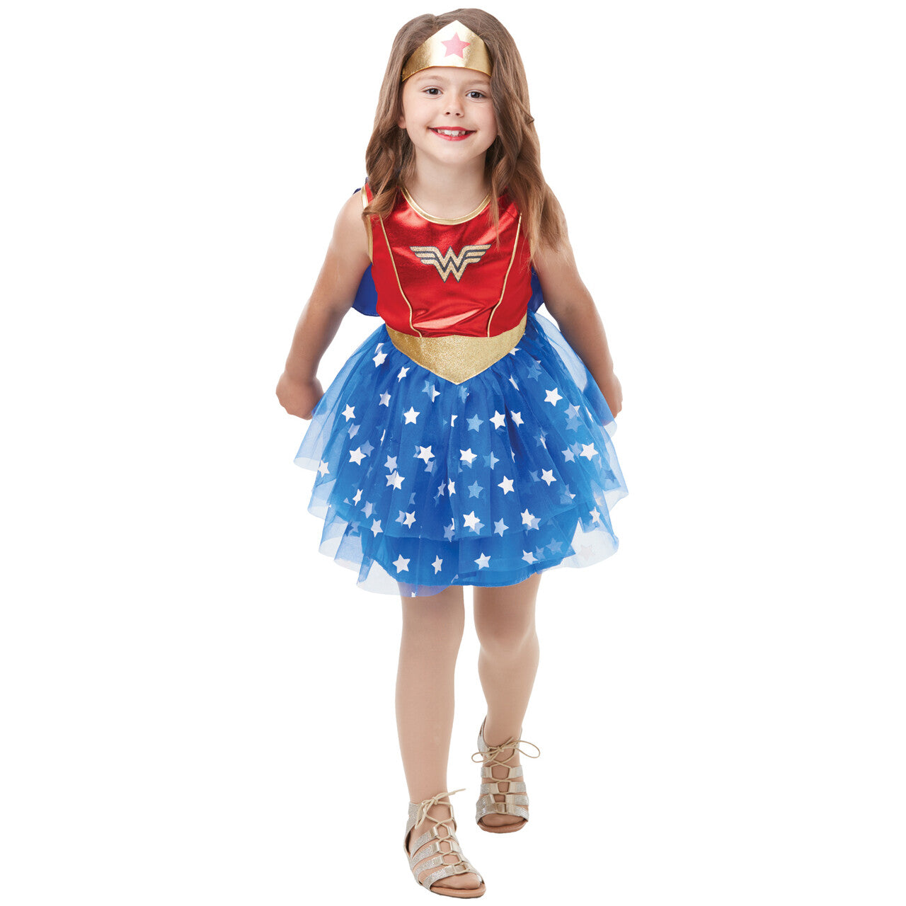 Op deze afbeelding zie je een Kostuums, van het merk Rubies. Premium Wonder Woman Kostuum Meisje