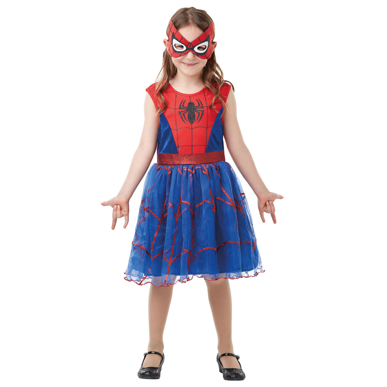 Op deze afbeelding zie je een Kostuums, van het merk Rubies. Spider Girl Tutu Kostuum Meisje