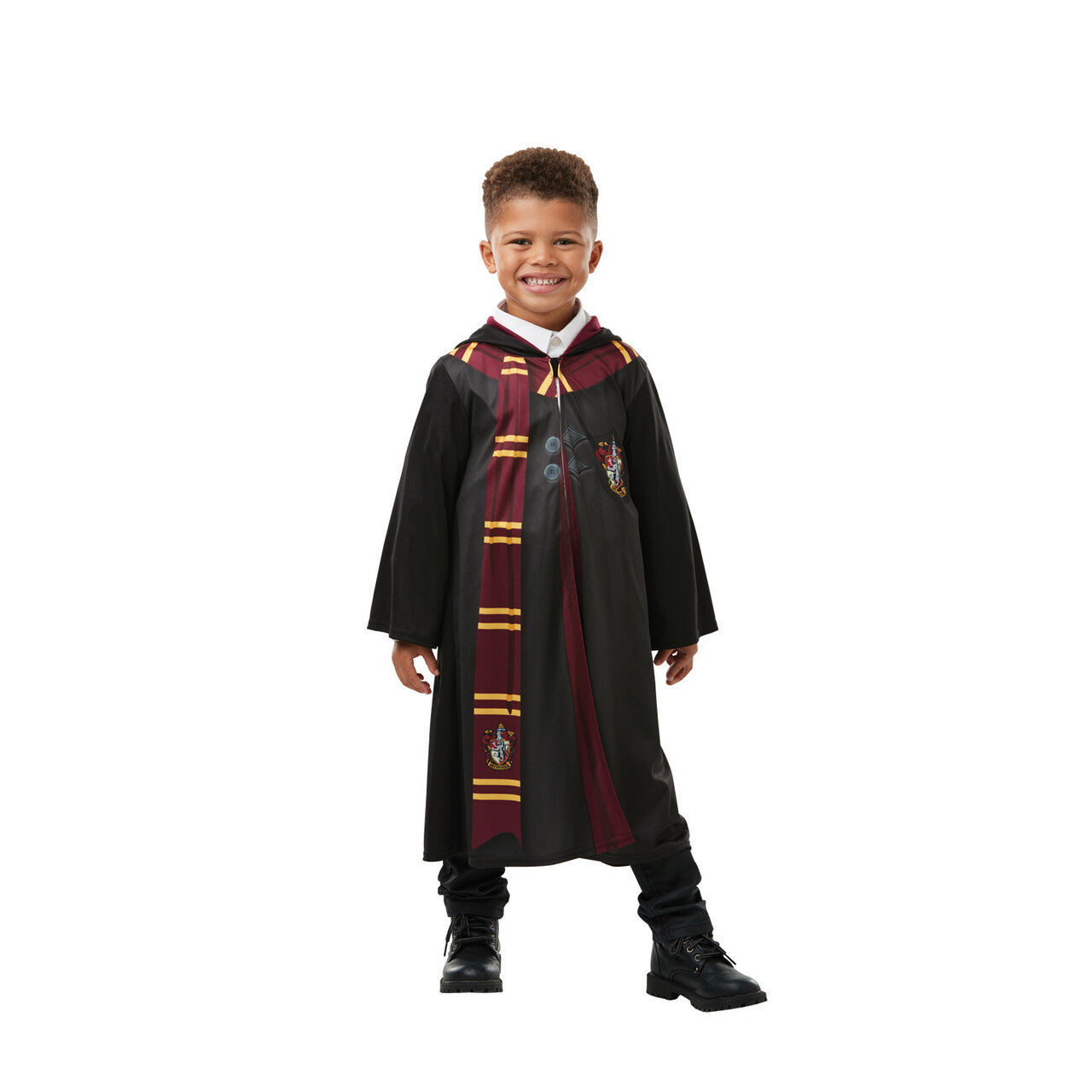 Op deze afbeelding zie je een Kostuums, van het merk Rubies. Gryffindor Mantel Kostuum Kind