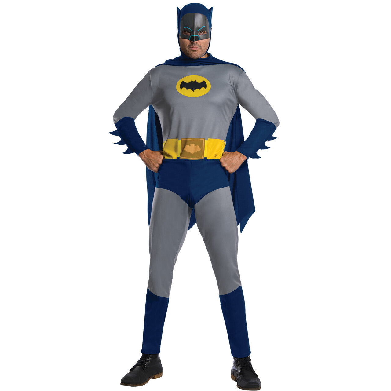 Op deze afbeelding zie je een Kostuums, van het merk Rubies. 1966 Batman™ Kostuum