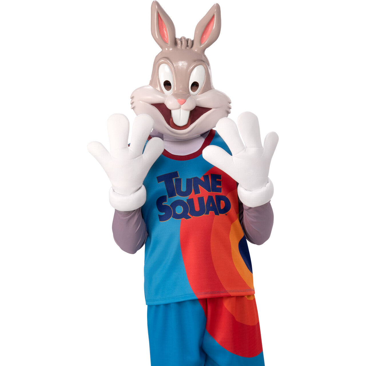Op deze afbeelding zie je een Accessoires, van het merk Rubies. Looney Tunes™ Bugs Bunny Set Masker En Handschoenen