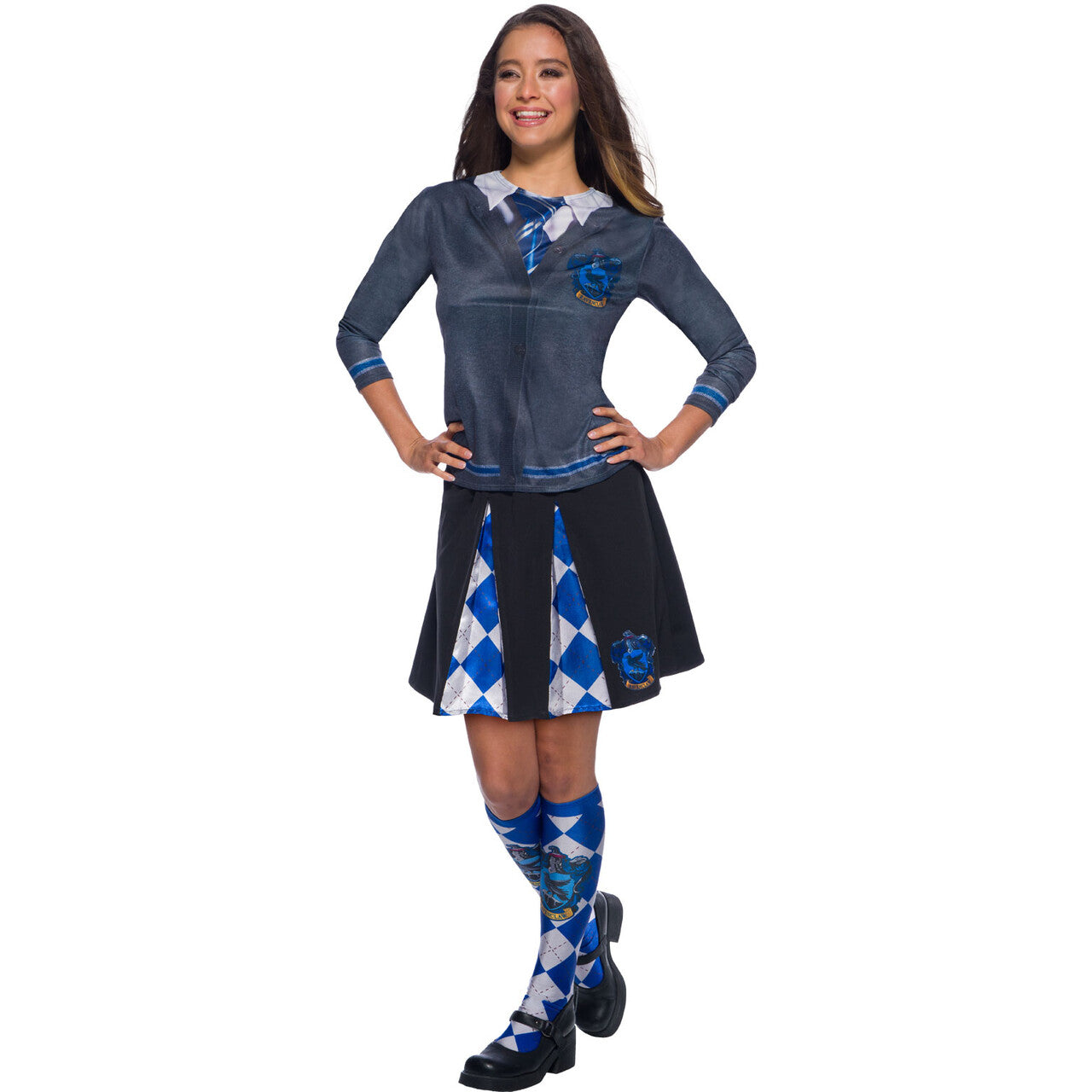 Op deze afbeelding zie je een Kostuums, van het merk Rubies. Ravenclaw Rok Vrouw Kostuum