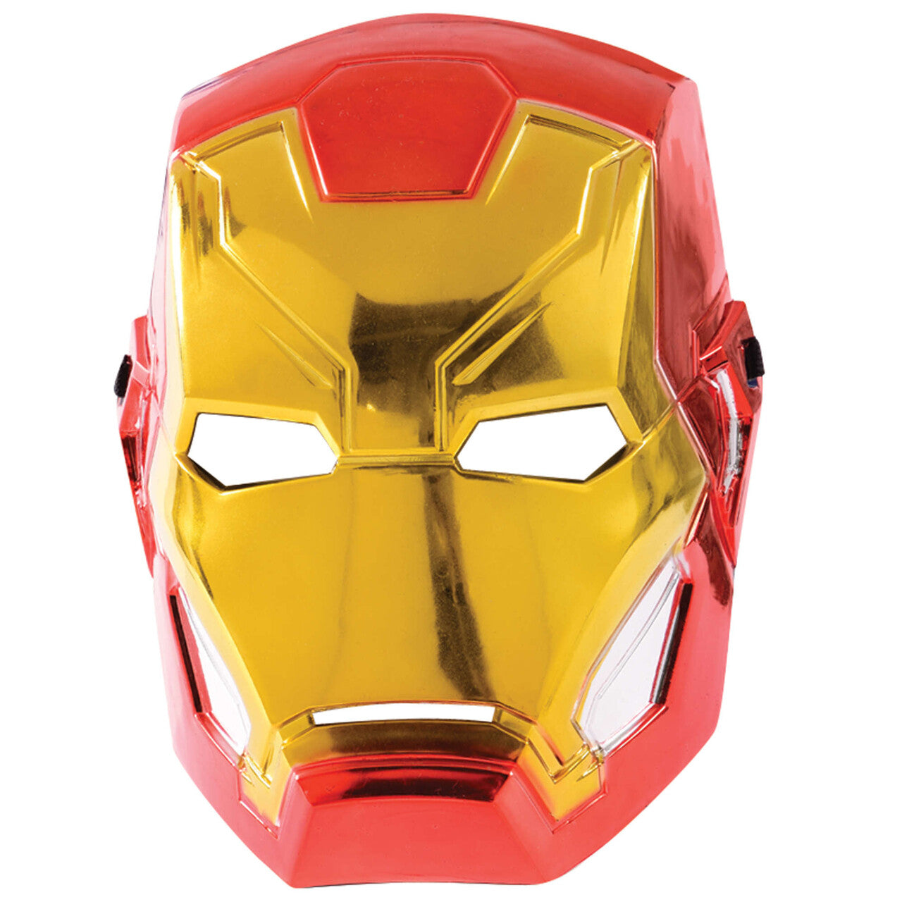 Op deze afbeelding zie je een Accessoires, van het merk Rubies. Iron Man Metallic Masker