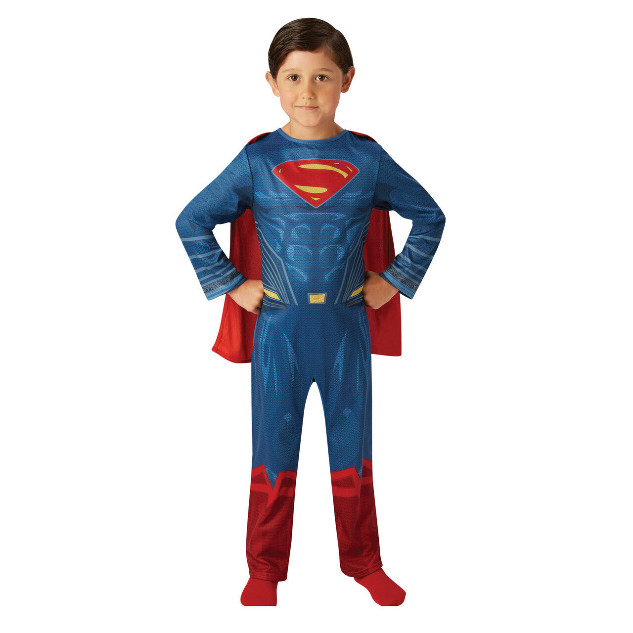 Op deze afbeelding zie je een Kostuums, van het merk Rubies. Superman Super Sterk Jongen Kostuum
