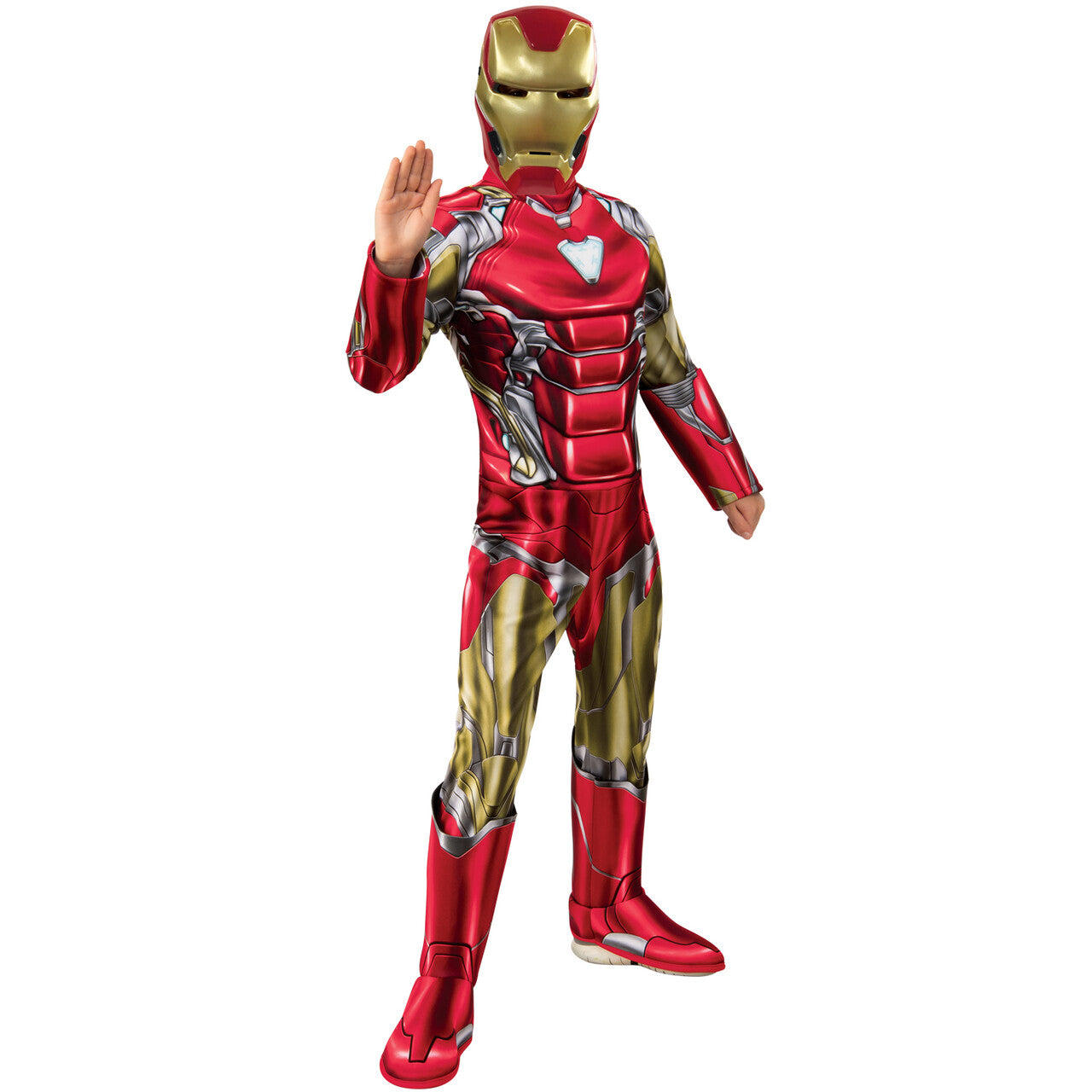 Op deze afbeelding zie je een Kostuums, van het merk Rubies. Iron Kostuum Jongen