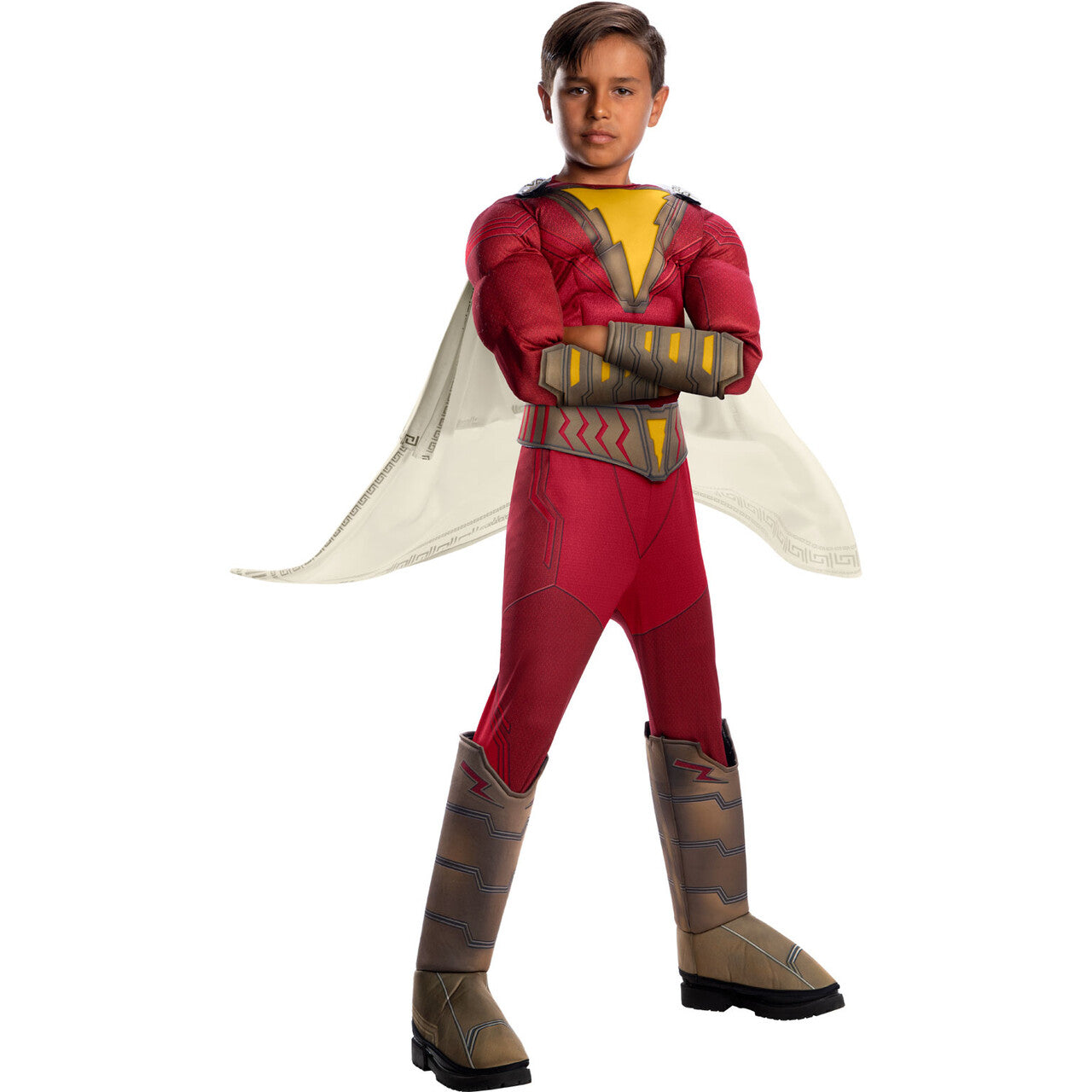 Op deze afbeelding zie je een Kostuums, van het merk Rubies. Shazam Kostuum Jongen