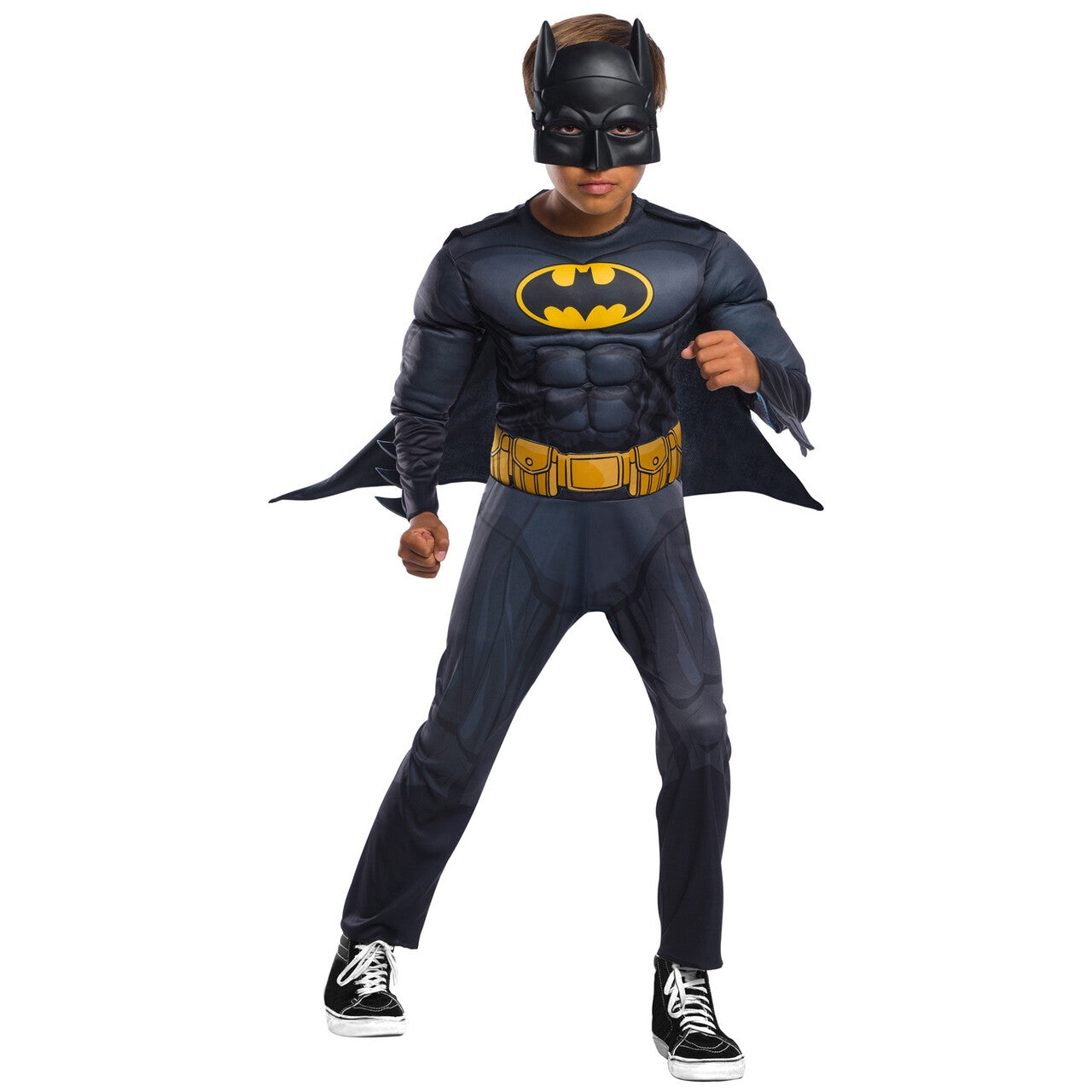 Op deze afbeelding zie je een Kostuums, van het merk Rubies. Mysterieuze Nacht Batman Kind Jongen Kostuum