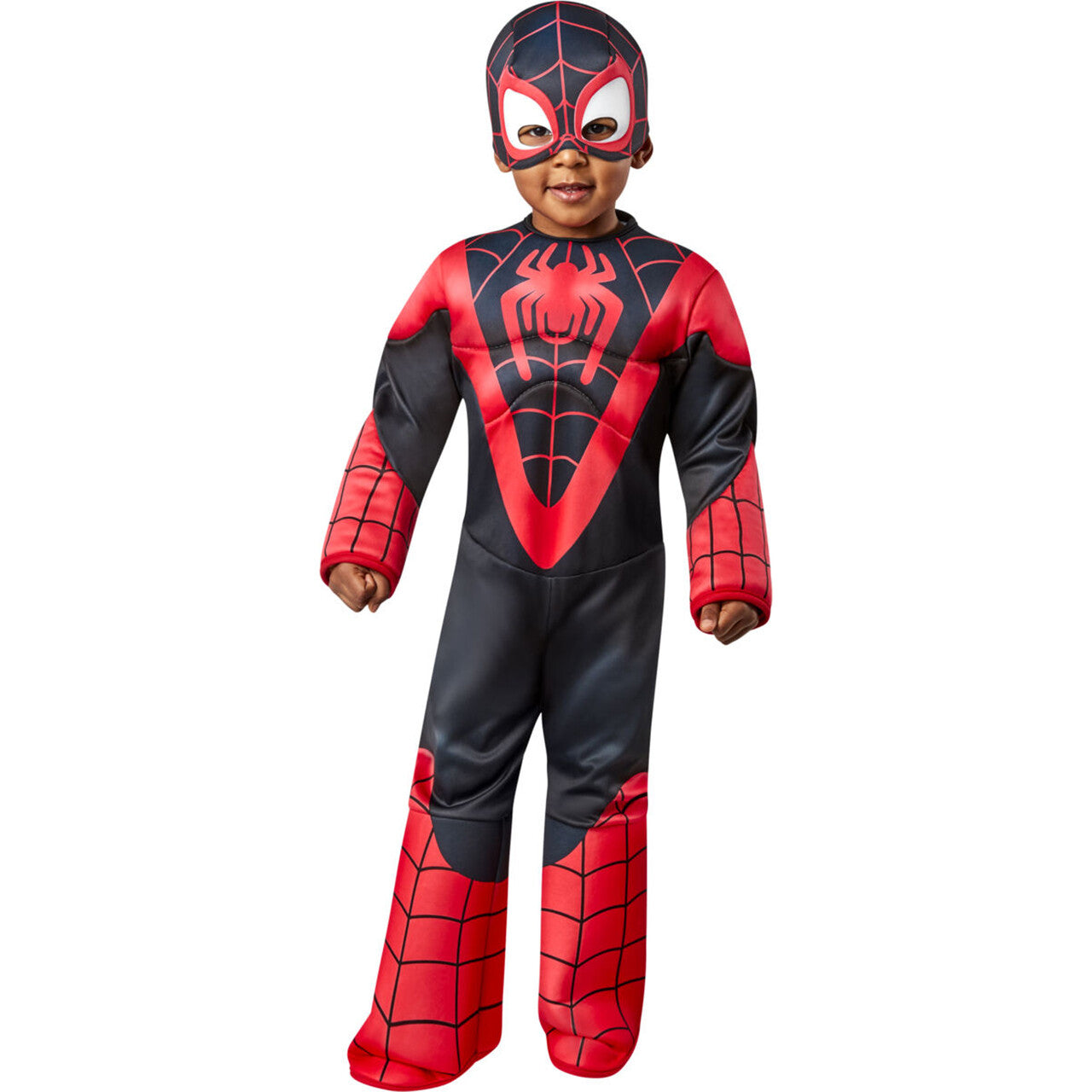 Op deze afbeelding zie je een Kostuums, van het merk Rubies. Spider-Man™ Deluxe Miles Morales Jongen Kostuum