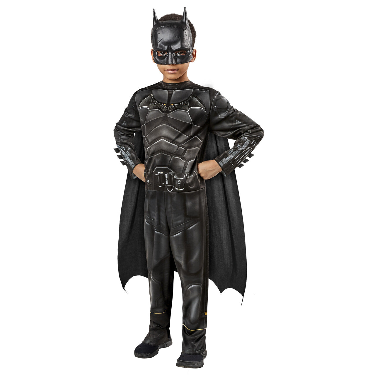 Op deze afbeelding zie je een Kostuums, van het merk Rubies. The Batman Kostuum Jongen